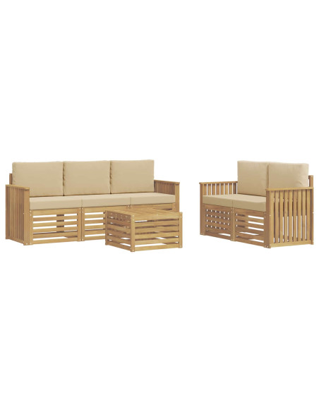 Set divani Legno di Acacia Massello