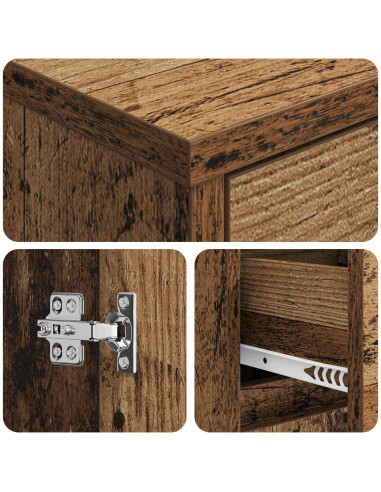 Mobile da Bagno Legno antico 35 x 36,5 x 85 cm