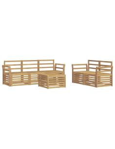 Set divani Legno di Acacia Massello 2