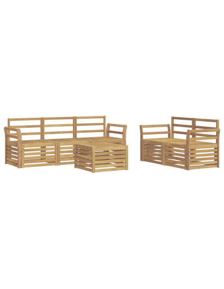 Set divani Legno di Acacia Massello