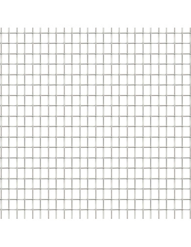 Rete per schermatura 100 x 2000 cm 18 Mesh Argento