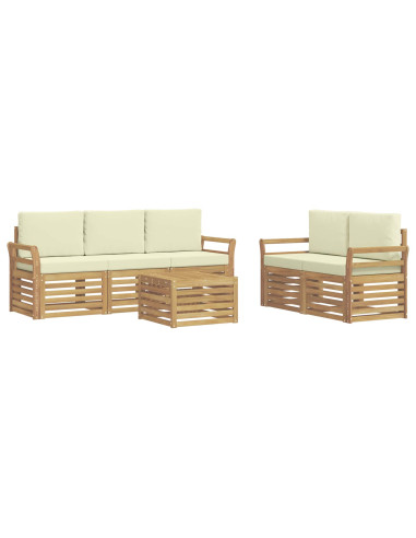 Set divani Legno di Acacia Massello