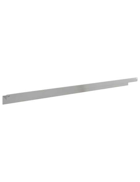 Bordura per Prato 10 pcs 100 x 10 x 8 cm Acciaio Argento