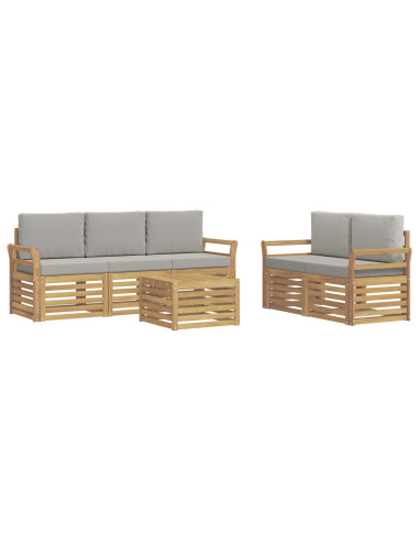 Set divani Legno di Acacia Massello