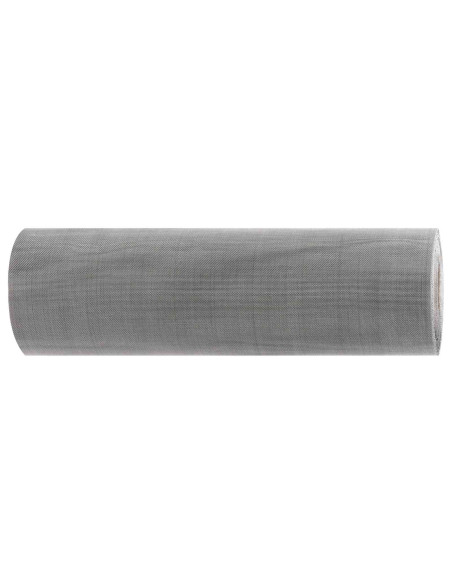 Rete per schermatura 20 x 500 cm 60 Mesh Argento