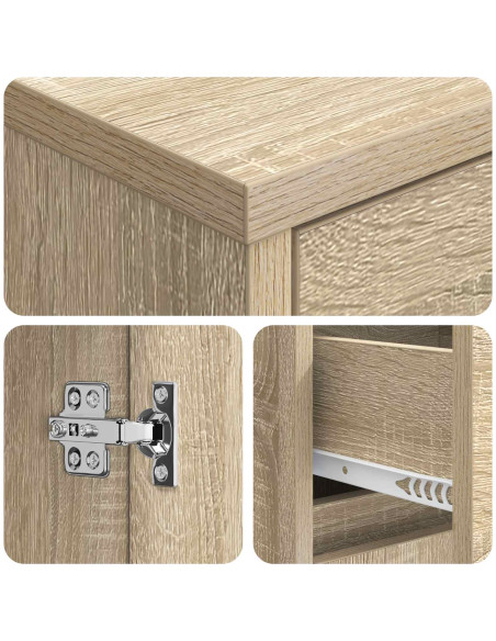 Mobile da Bagno Rovere Sonoma 30 x 33 x 190 cm