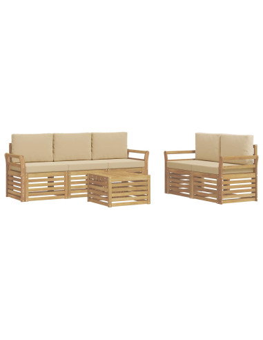 Set divani Legno di Acacia Massello