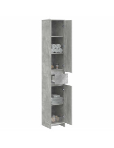 Mobile da Bagno Grigio Cemento 30 x 33 x 190 cm 2