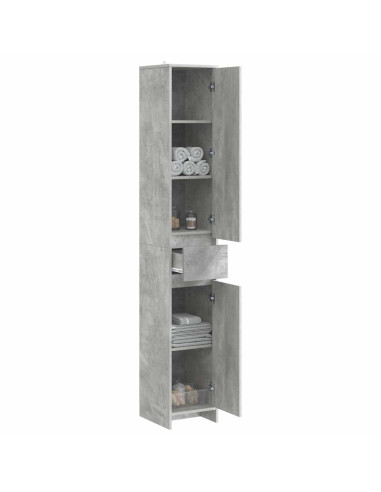Mobile da Bagno Grigio Cemento 30 x 33 x 190 cm