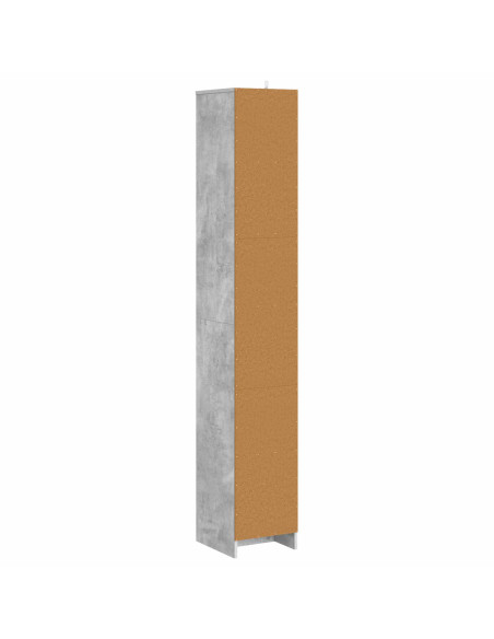 Mobile da Bagno Grigio Cemento 30 x 33 x 190 cm