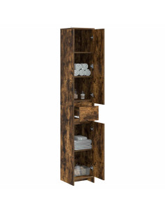 Mobile da Bagno Rovere Fumo 30 x 33 x 190 cm 2