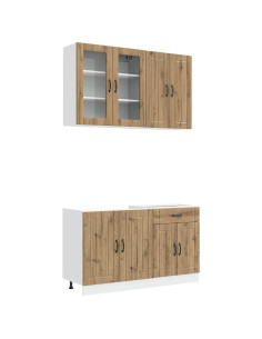 Unità Cucina LUCCA 4 pcs Rovere Artigianale 2