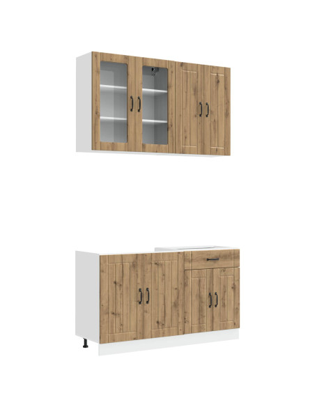 Unità Cucina LUCCA 4 pcs Rovere Artigianale