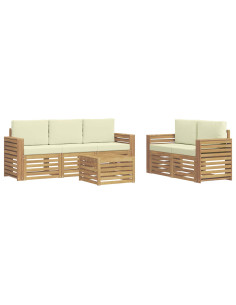 Set divani Legno di Acacia Massello 2