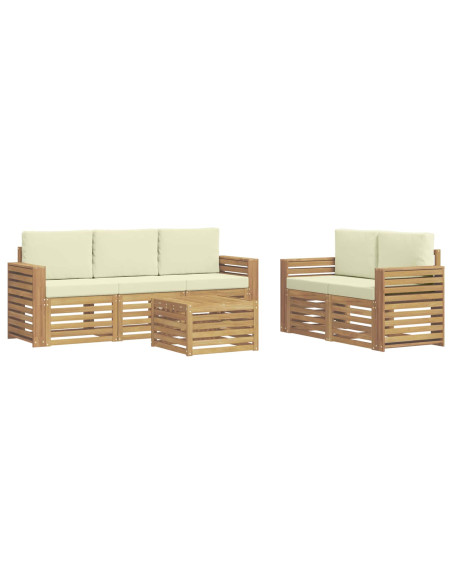 Set divani Legno di Acacia Massello