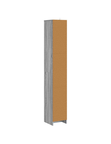 Mobile da Bagno Sonoma grigio 30 x 33 x 190 cm