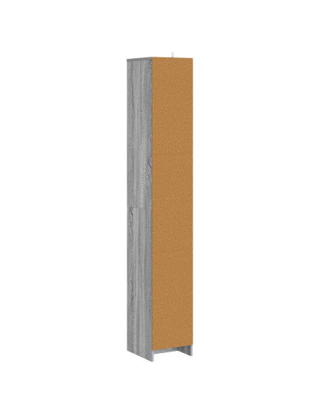Mobile da Bagno Sonoma grigio 30 x 33 x 190 cm