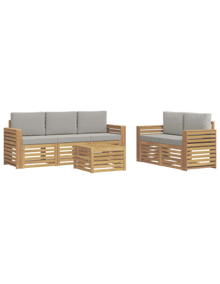 Set divani Legno di Acacia Massello