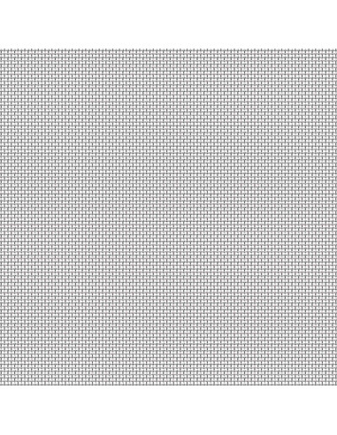 Rete per schermatura 20 x 2000 cm 60 Mesh Argento