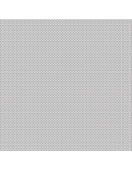Rete per schermatura 40 x 2000 cm 60 Mesh Argento