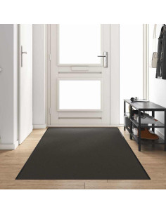 Tappetino Altro Antracite e Nero 120 x 350 cm Poliammide e PVC