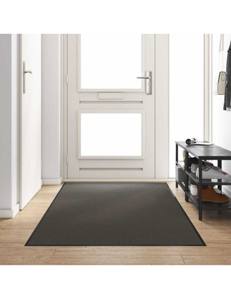 Tappetino Altro Antracite e Nero 120 x 250 cm Poliammide e PVC