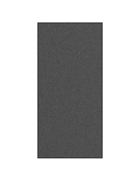 Tappetino Altro Antracite e Nero 120 x 250 cm Poliammide e PVC
