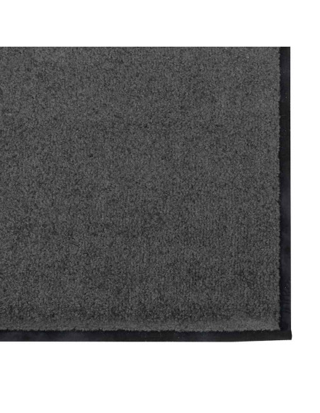 Tappetino Altro Antracite e Nero 120 x 250 cm Poliammide e PVC