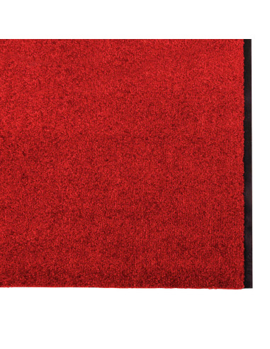 Tappetino Altro Rosso e Nero 120 x 400 cm Poliammide e PVC