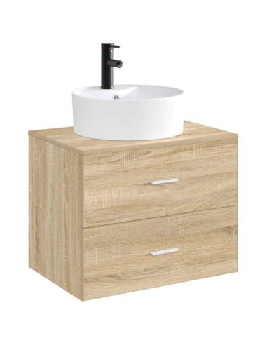 Lavabo da bagno Nero Opaco 40,5 x 40,5 x 15 cm Metallo