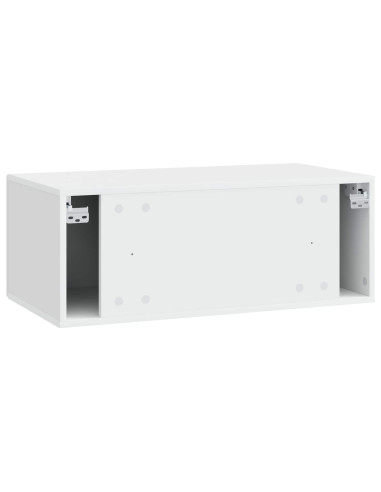 Mobile Porta TV da Muro 78,5 x 41 x 30 cm Bianco