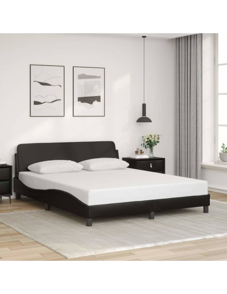 Giroletto Dover Nero 152x203 cm in Similpelle