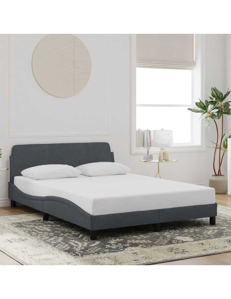 Giroletto Dover Grigio Scuro 137x190 cm in Velluto
