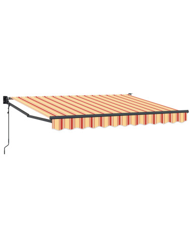 Tenda da Sole Giallo, Arancione e Bianco 3,5 x 2 m