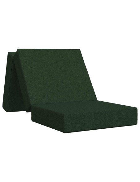 Divano Letto Pieghevole 90 x 63 x 45 cm Verde Scuro