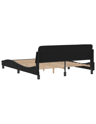 Giroletto Dover Nero 152x203 cm in Similpelle