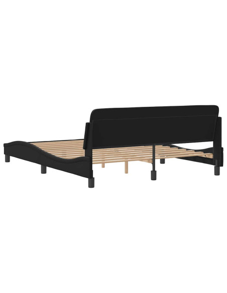 Giroletto Dover Nero 152x203 cm in Similpelle