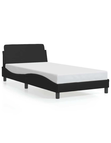Giroletto Dover Nero 100x190 cm in Similpelle