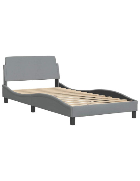 Giroletto Dover Grigio Chiaro 100x190 cm Tessuto