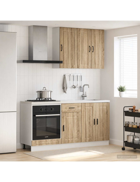 Unità Cucina PORTO 5 pcs Rovere Sonoma Legno ingegnerizzato