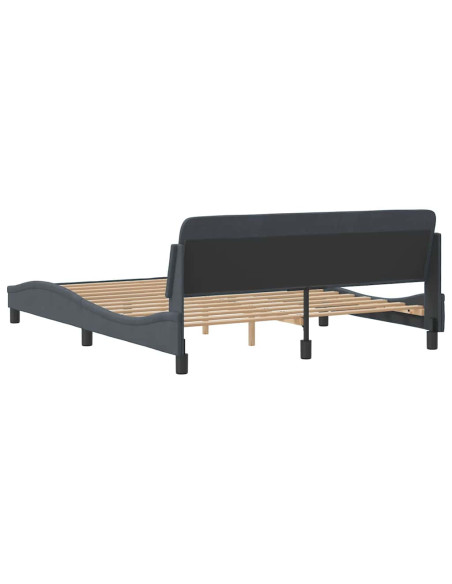 Giroletto Dover Grigio Scuro 152x203 cm in Velluto