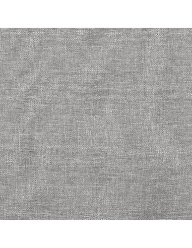 Materasso a Molle Insacchettate Rigidità Media Grigio Chiaro 193x203x20 cm King in Tessuto
