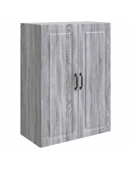 Mobiletto a muro Sonoma grigio 66 x 34,5 x 90 cm