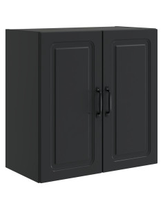 Mobiletto a muro Nero 59 x 31 x 60 cm Legno ingegnerizzato