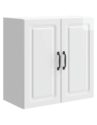 Mobiletto a muro Bianco Lucido 59 x 31 x 60 cm