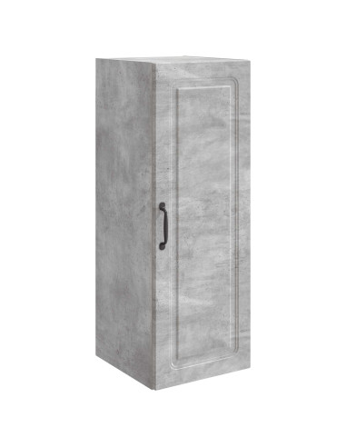 Mobiletto a muro Grigio Cemento 33 x 34,5 x 90 cm