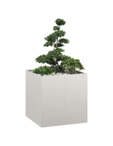 Fioriera 80x80x80 cm in Acciaio Inox