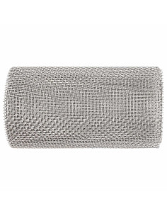 Rete per schermatura 20 x 500 cm 6 Mesh Argento