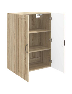 Mobiletto a muro Rovere Sonoma 66 x 34,5 x 90 cm 2