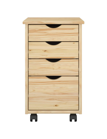 Mobile con Ruote con ruota Marrone 34 x 39 x 56 cm